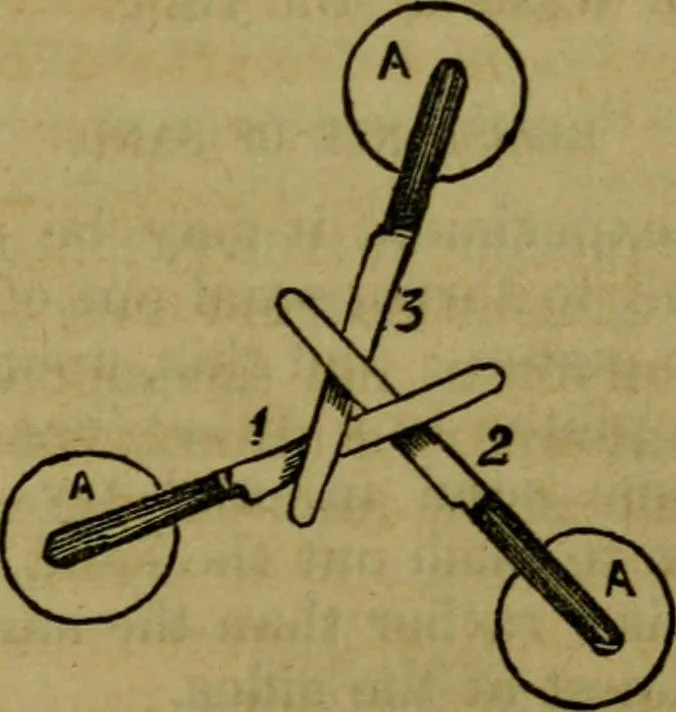 An illustration from The magician's own book, or The whole art of conjuring, 1862, leaf 204