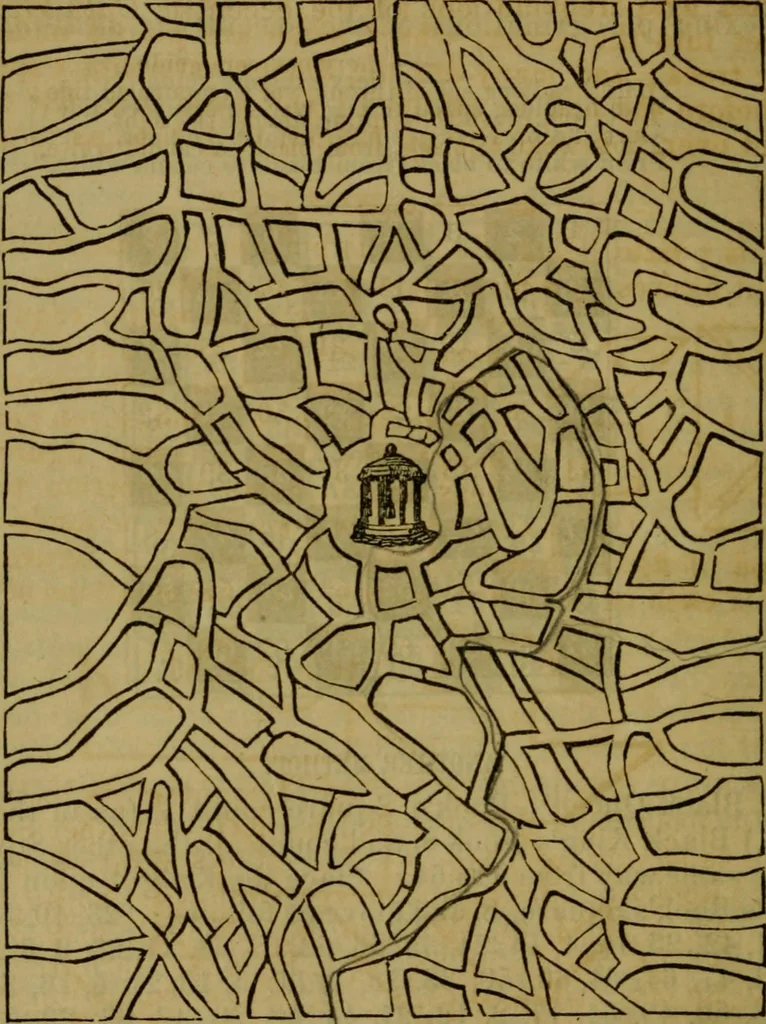 An illustration from The magician's own book, or The whole art of conjuring, 1862, leaf 305