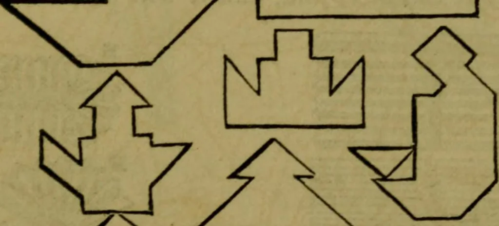 An illustration from The magician's own book, or The whole art of conjuring, 1862, leaf 306