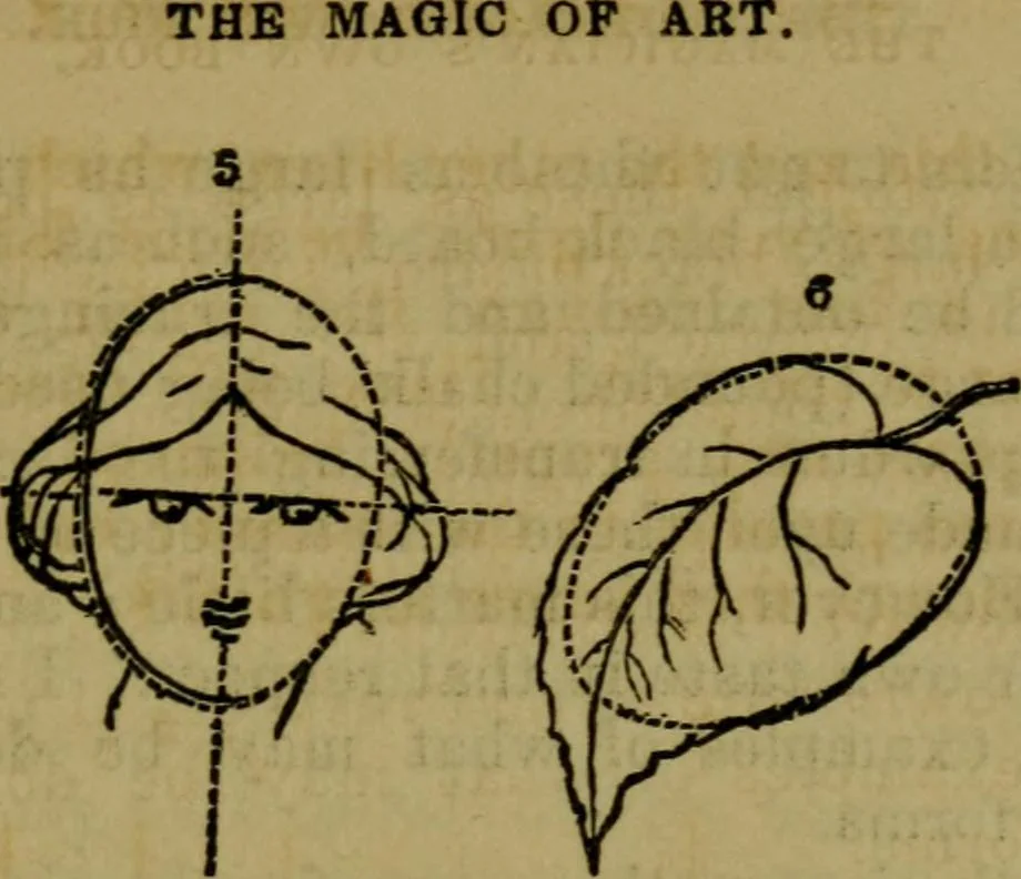 An illustration from The magician's own book, or The whole art of conjuring, 1862, leaf 322