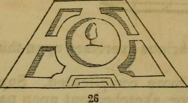 An illustration from The magician's own book, or The whole art of conjuring, 1862, leaf 327