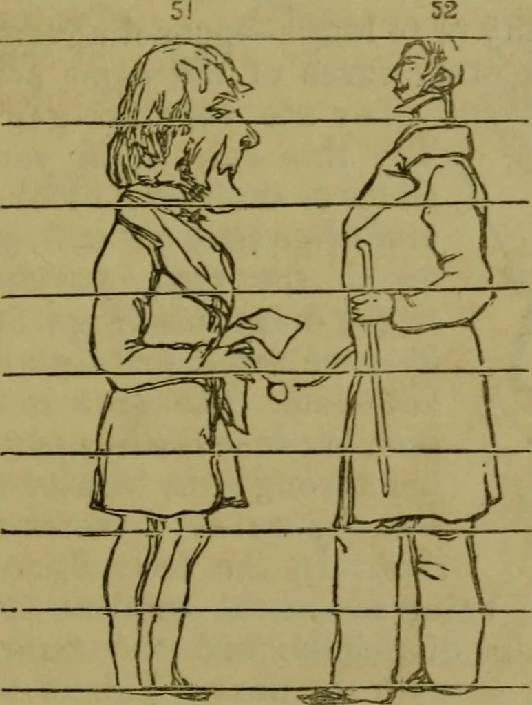An illustration from The magician's own book, or The whole art of conjuring, 1862, leaf 336