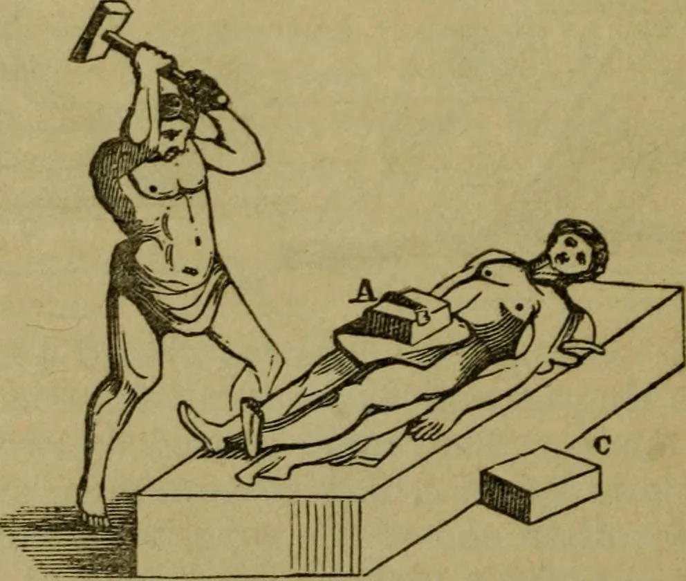 An illustration from The magician's own book, or The whole art of conjuring, 1862, leaf 353
