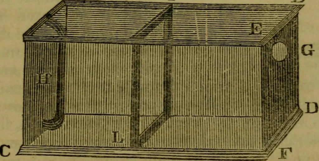 An illustration from The magician's own book, or The whole art of conjuring, 1862, leaf 362