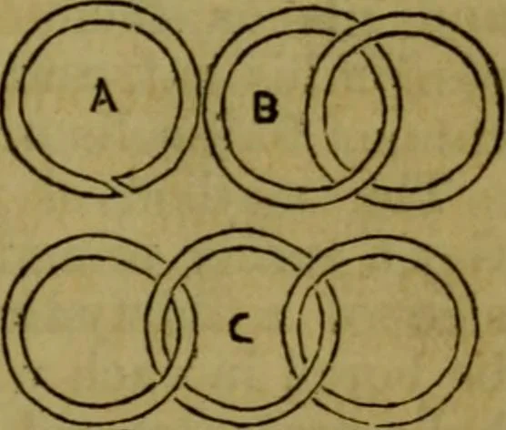 An illustration from The magician's own book, or The whole art of conjuring, 1862, leaf 48