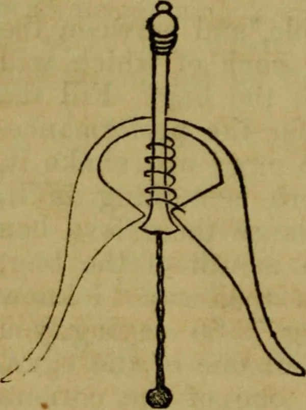 An illustration from The magician's own book, or The whole art of conjuring, 1862, leaf 51