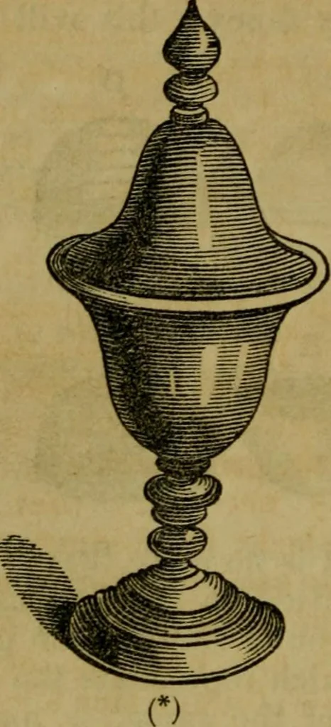 An illustration from The magician's own book, or The whole art of conjuring, 1862, leaf 55