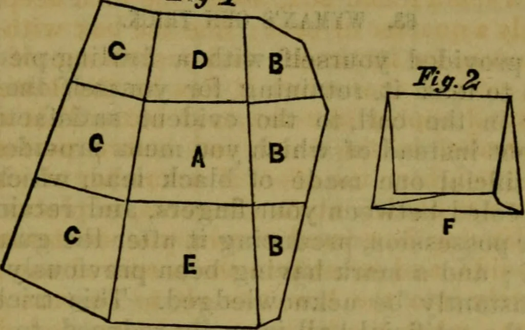 An illustration from The magician's own book, or The whole art of conjuring, 1862, leaf 62