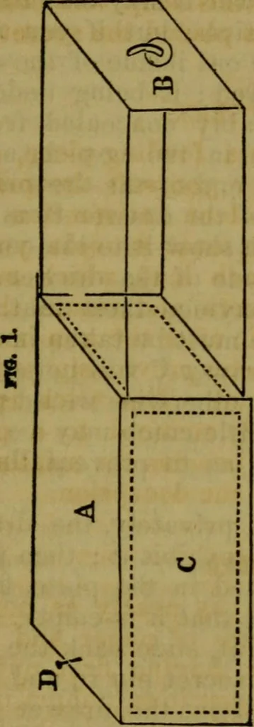 An illustration from The magician's own book, or The whole art of conjuring, 1862, leaf 64