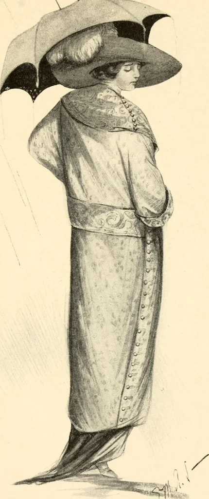 An illustration from The magic of dress, 1911, leaf 38
