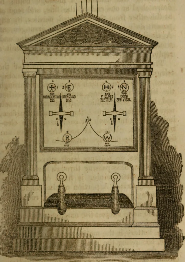 An illustration from Magic, pretended miracles, and remarkable natural phenomena, 1855, leaf 142