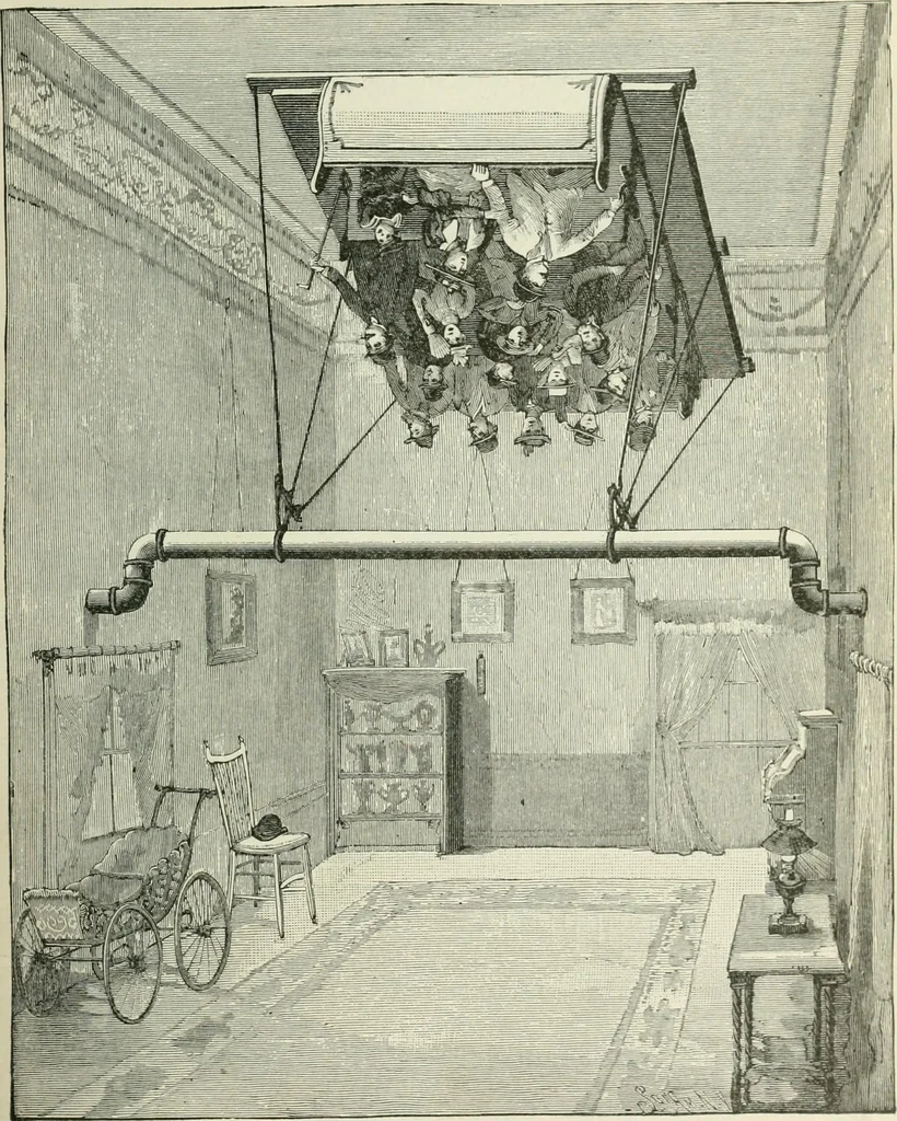 An illustration from Magic; stage illusions and scientific diversions, including trick photography, 1897, leaf 110