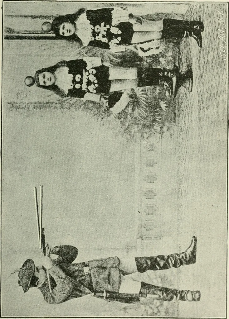 An illustration from Magic; stage illusions and scientific diversions, including trick photography, 1897, leaf 112