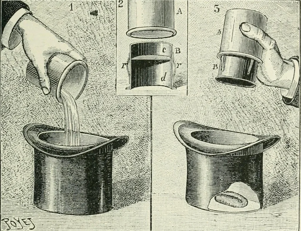 An illustration from Magic; stage illusions and scientific diversions, including trick photography, 1897, leaf 134