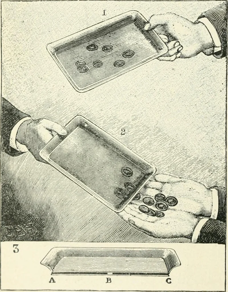 An illustration from Magic; stage illusions and scientific diversions, including trick photography, 1897, leaf 137