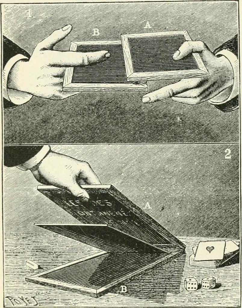 An illustration from Magic; stage illusions and scientific diversions, including trick photography, 1897, leaf 141