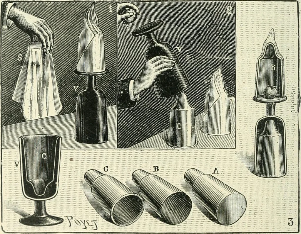 An illustration from Magic; stage illusions and scientific diversions, including trick photography, 1897, leaf 147