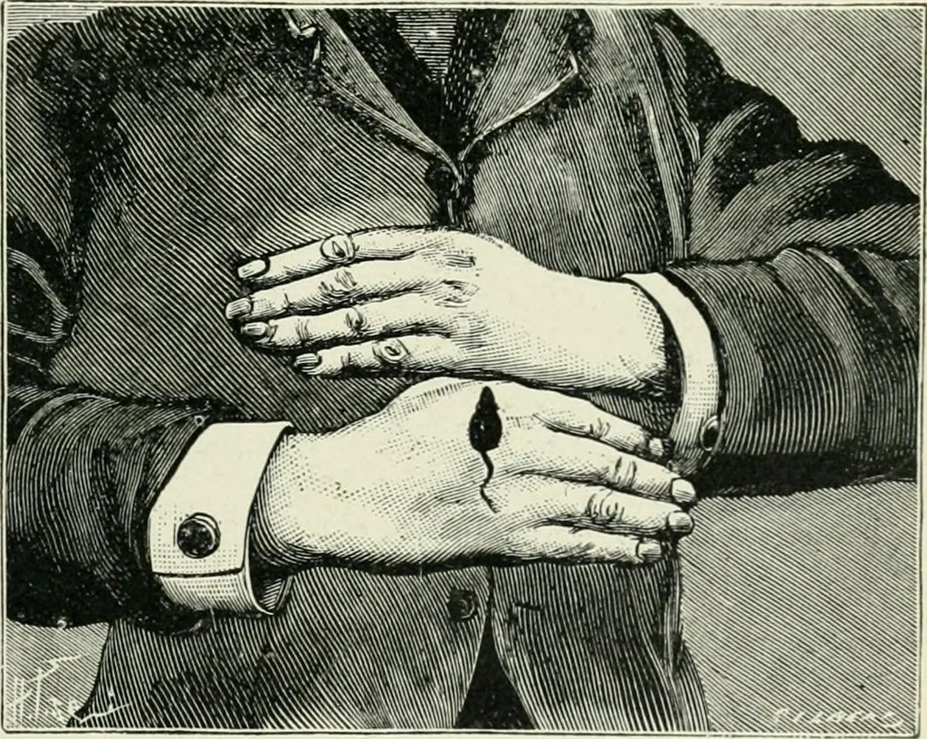 An illustration from Magic; stage illusions and scientific diversions, including trick photography, 1897, leaf 152