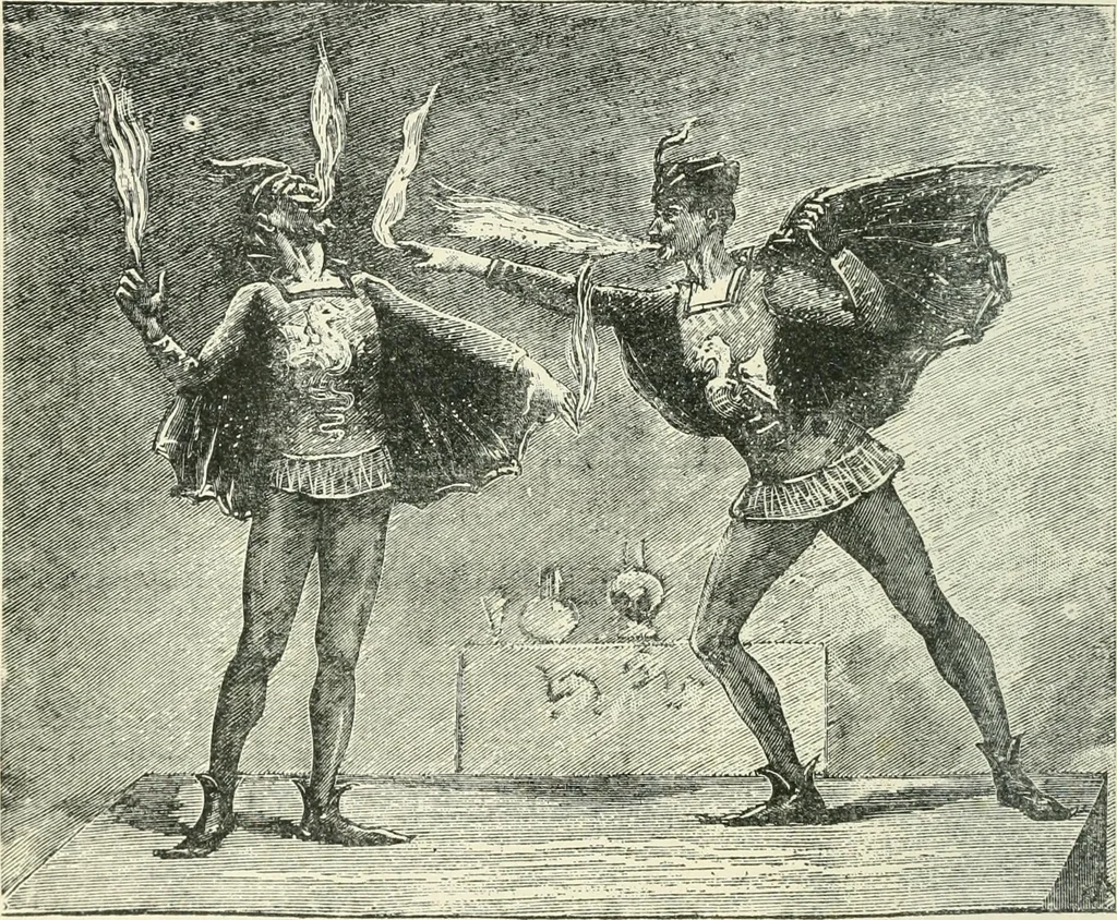 An illustration from Magic; stage illusions and scientific diversions, including trick photography, 1897, leaf 167