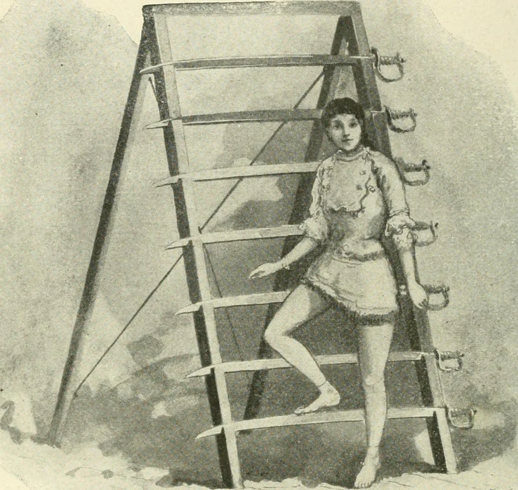 An illustration from Magic; stage illusions and scientific diversions, including trick photography, 1897, leaf 179