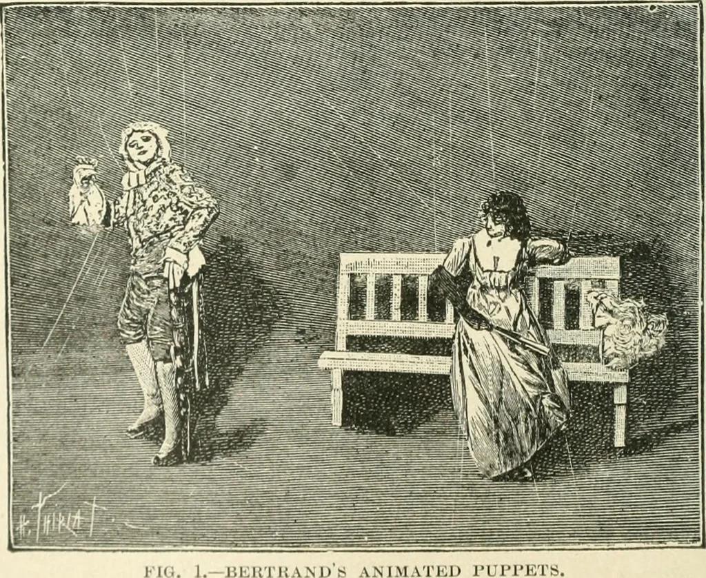 An illustration from Magic; stage illusions and scientific diversions, including trick photography, 1897, leaf 187