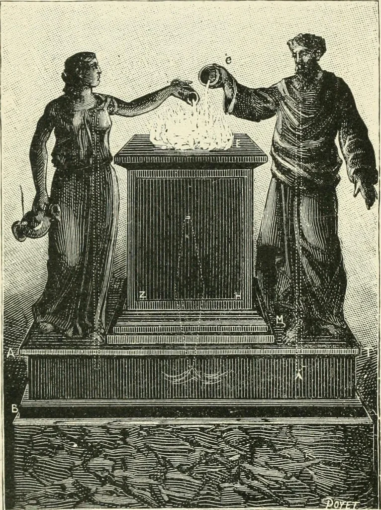 An illustration from Magic; stage illusions and scientific diversions, including trick photography, 1897, leaf 225