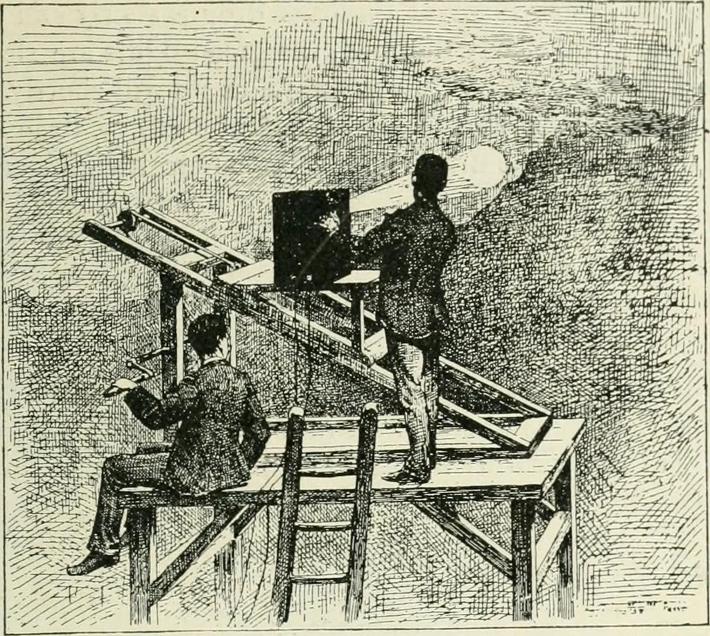 An illustration from Magic; stage illusions and scientific diversions, including trick photography, 1897, leaf 312