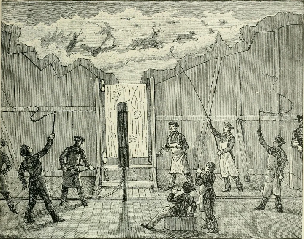 An illustration from Magic; stage illusions and scientific diversions, including trick photography, 1897, leaf 336