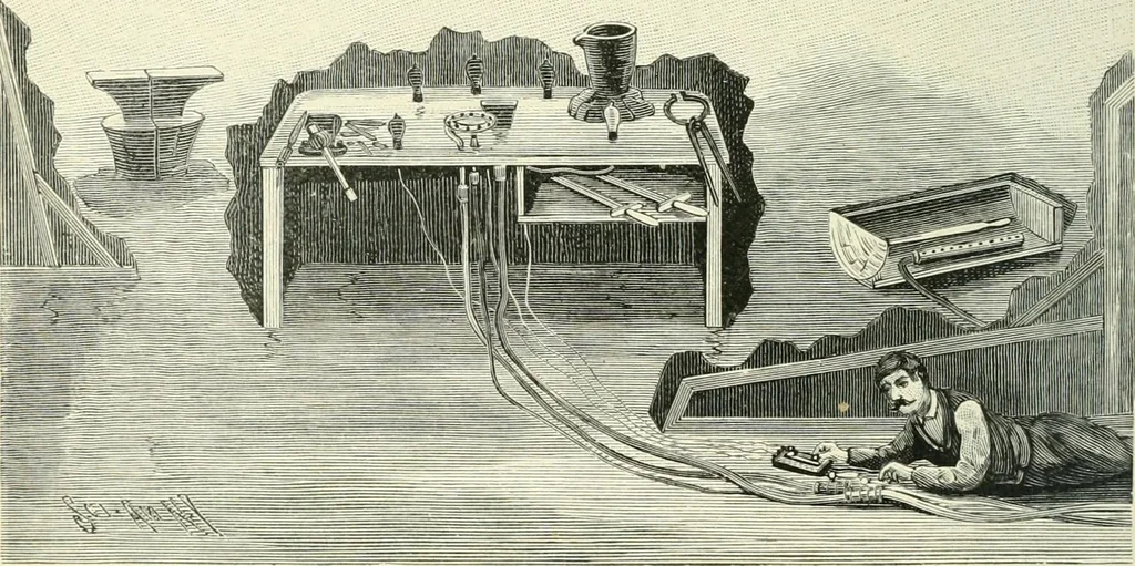 An illustration from Magic; stage illusions and scientific diversions, including trick photography, 1897, leaf 343