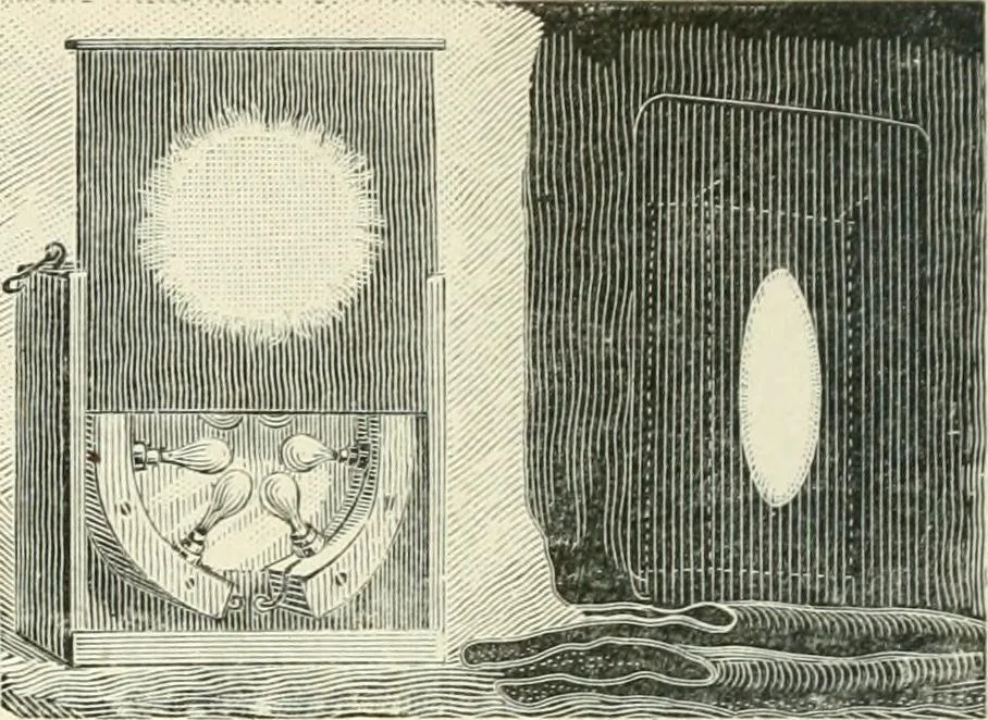 An illustration from Magic; stage illusions and scientific diversions, including trick photography, 1897, leaf 367