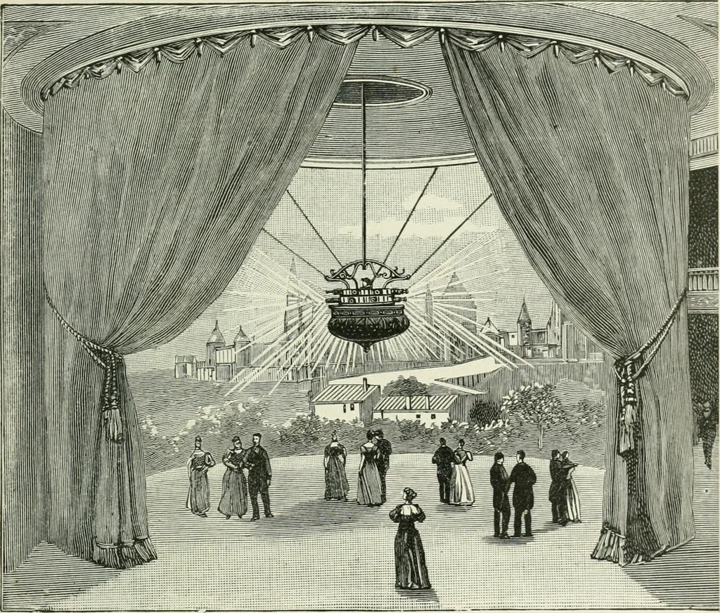 An illustration from Magic; stage illusions and scientific diversions, including trick photography, 1897, leaf 374