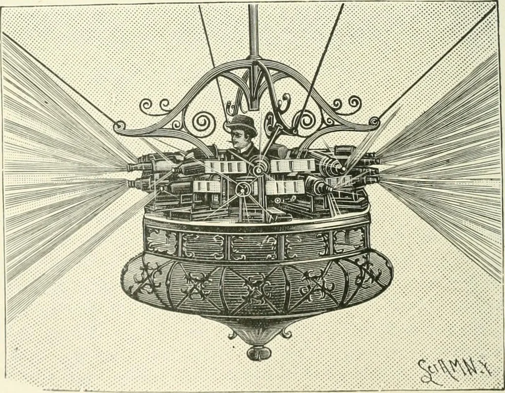 An illustration from Magic; stage illusions and scientific diversions, including trick photography, 1897, leaf 375