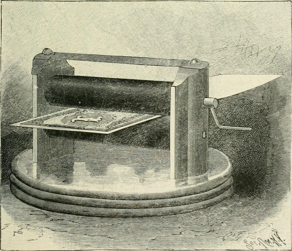 An illustration from Magic; stage illusions and scientific diversions, including trick photography, 1897, leaf 396