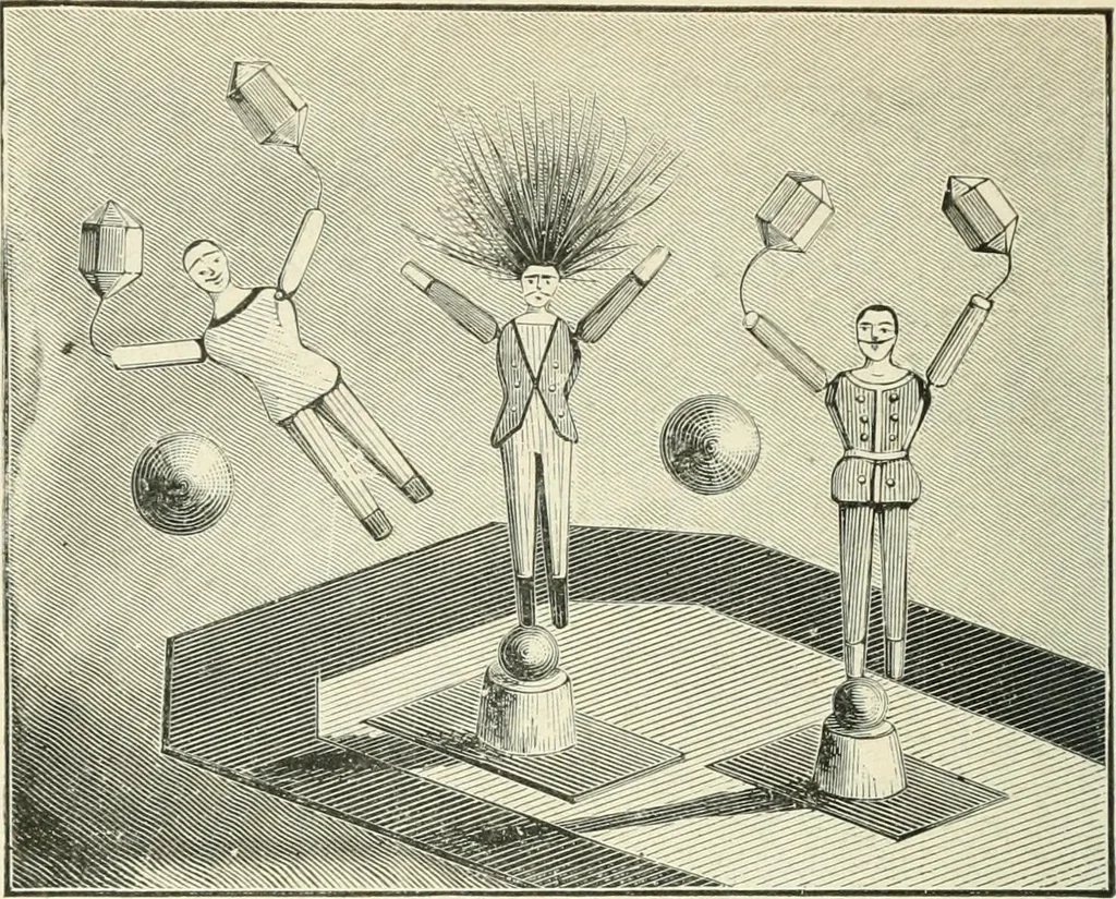 An illustration from Magic; stage illusions and scientific diversions, including trick photography, 1897, leaf 401