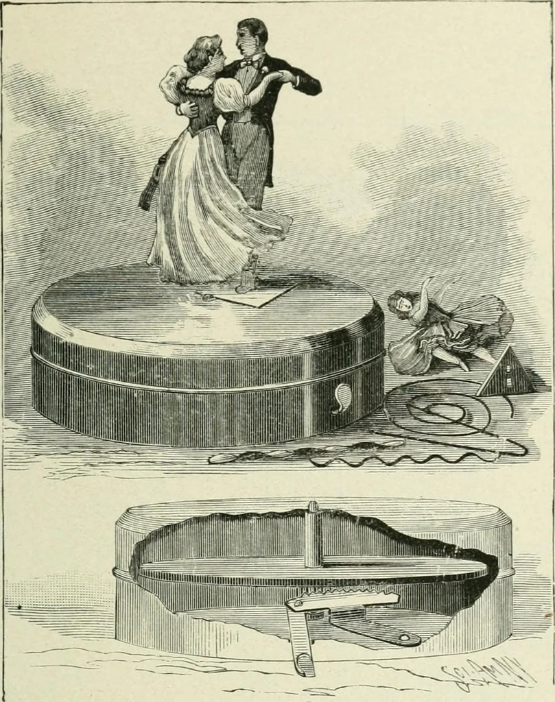 An illustration from Magic; stage illusions and scientific diversions, including trick photography, 1897, leaf 408