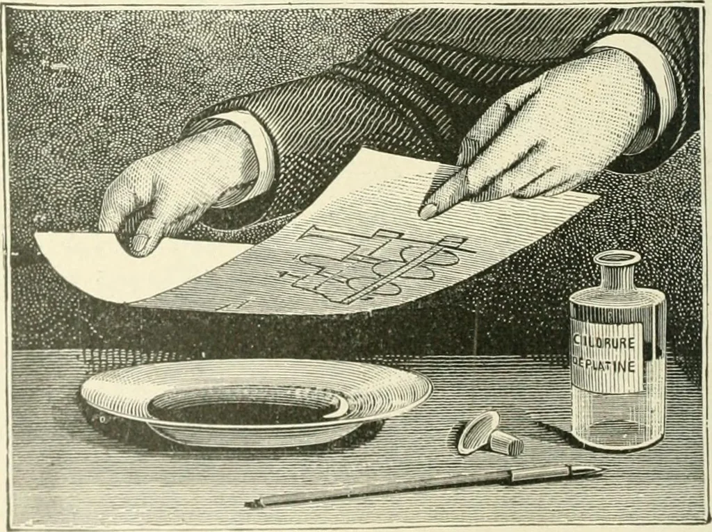 An illustration from Magic; stage illusions and scientific diversions, including trick photography, 1897, leaf 425