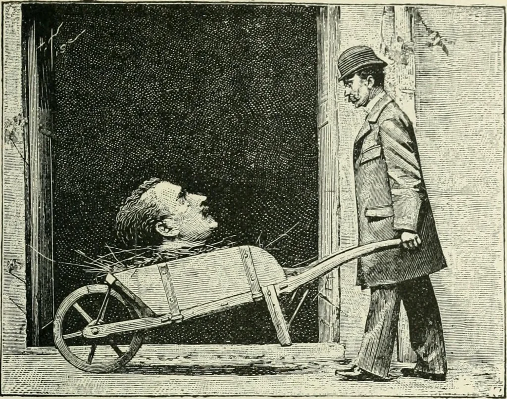 An illustration from Magic; stage illusions and scientific diversions, including trick photography, 1897, leaf 444