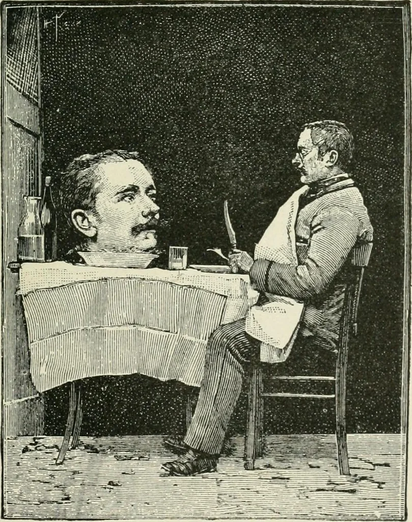 An illustration from Magic; stage illusions and scientific diversions, including trick photography, 1897, leaf 444