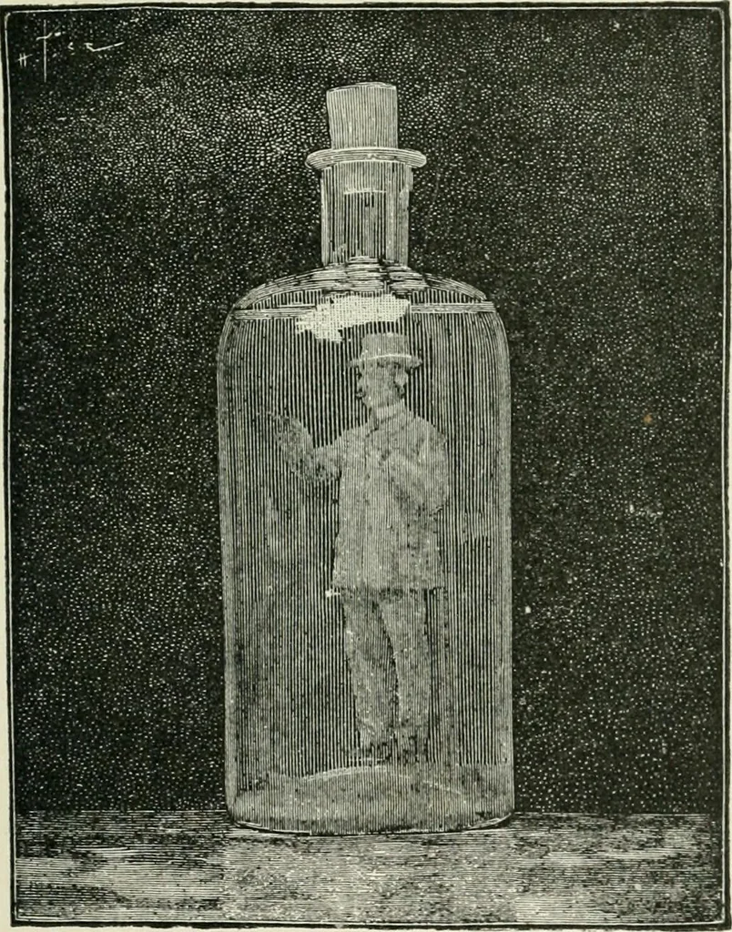 An illustration from Magic; stage illusions and scientific diversions, including trick photography, 1897, leaf 446