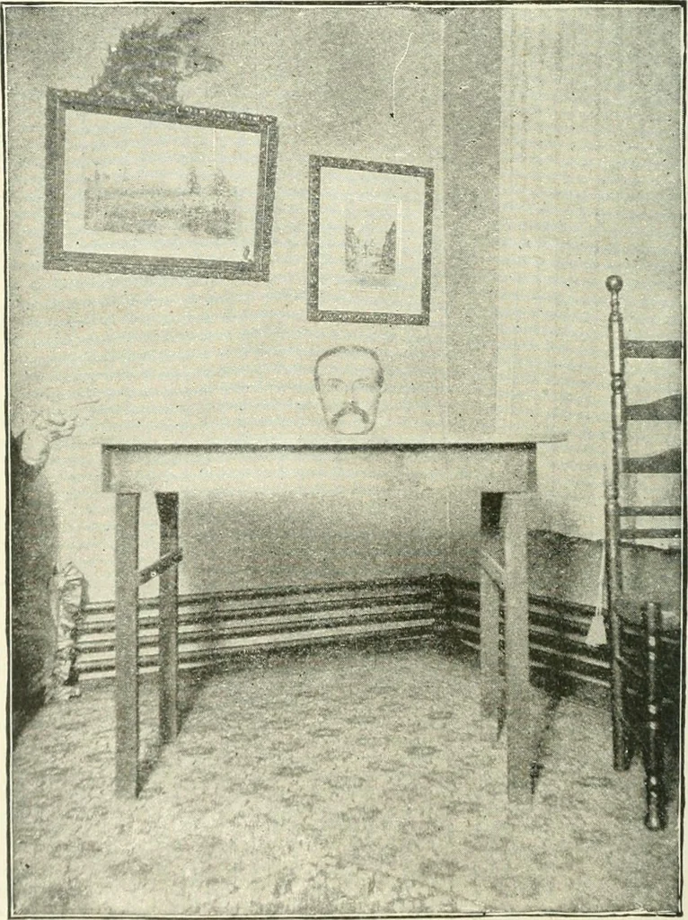 An illustration from Magic; stage illusions and scientific diversions, including trick photography, 1897, leaf 459