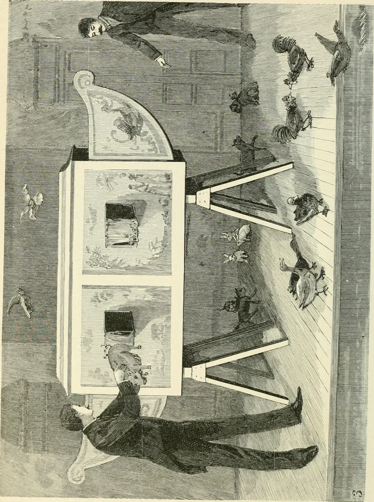 An illustration from Magic; stage illusions and scientific diversions, including trick photography, 1897, leaf 49