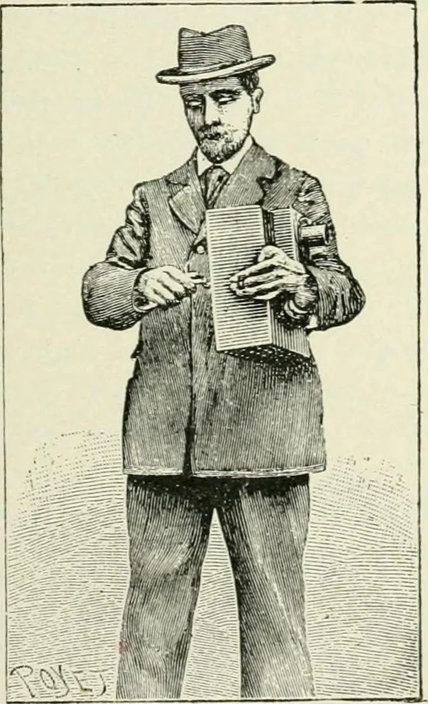 An illustration from Magic; stage illusions and scientific diversions, including trick photography, 1897, leaf 502