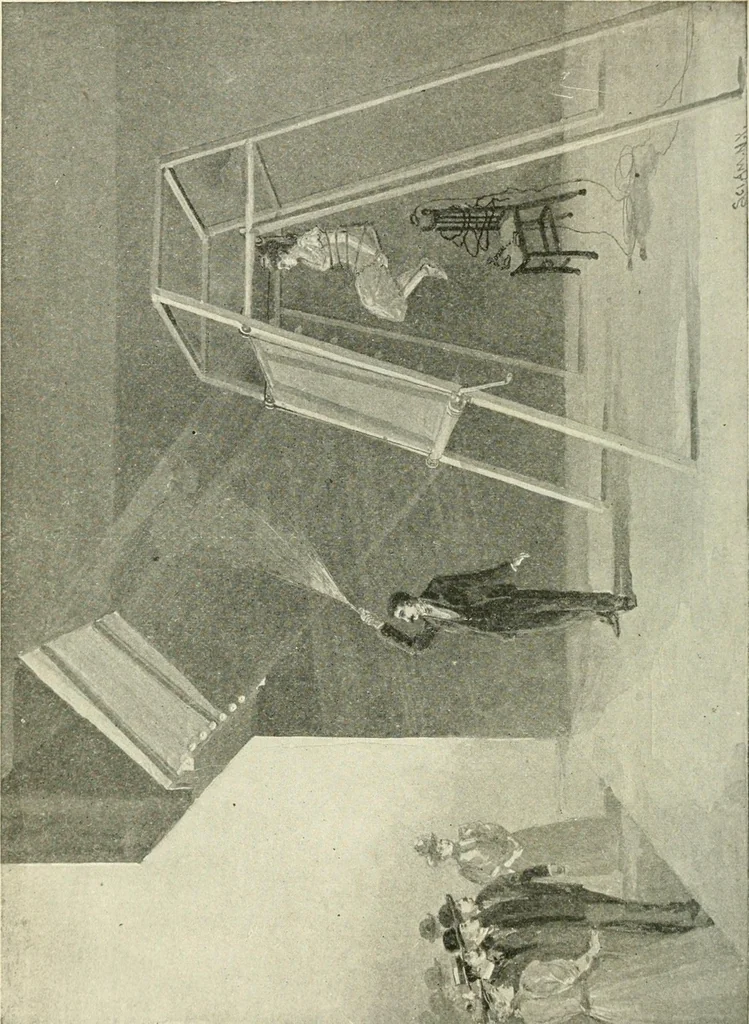 An illustration from Magic; stage illusions and scientific diversions, including trick photography, 1897, leaf 537