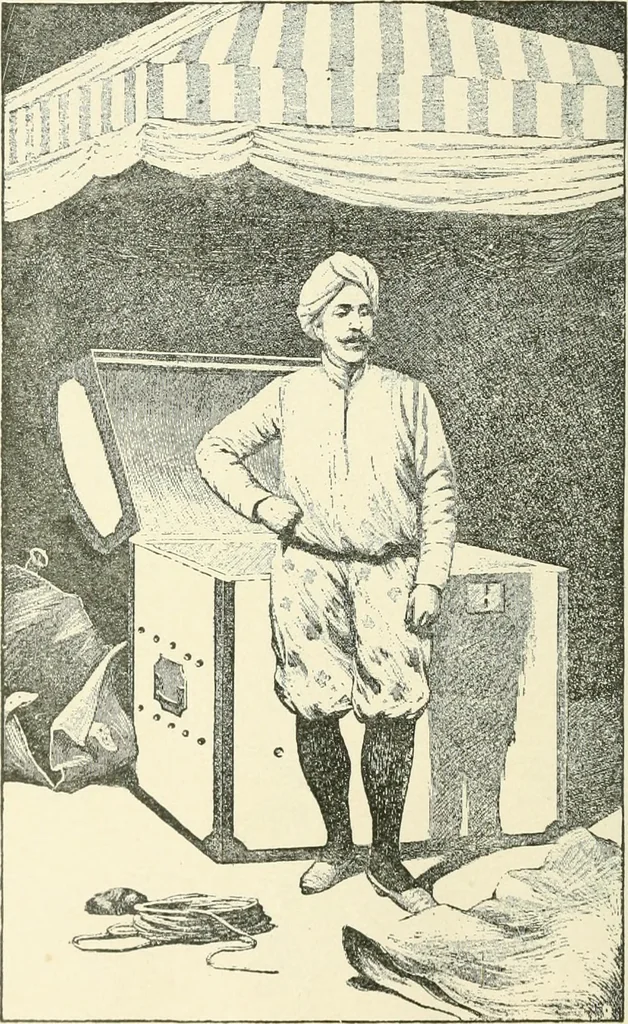 An illustration from Magic; stage illusions and scientific diversions, including trick photography, 1897, leaf 541