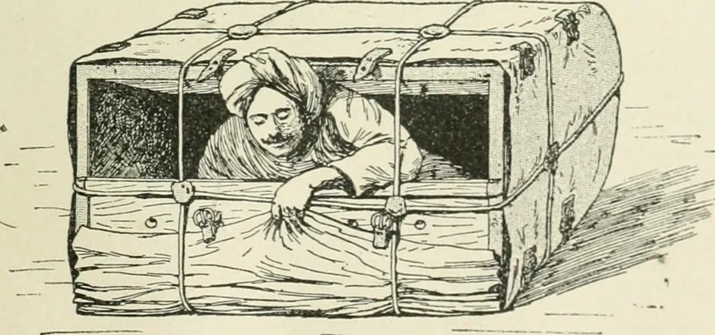 An illustration from Magic; stage illusions and scientific diversions, including trick photography, 1897, leaf 542