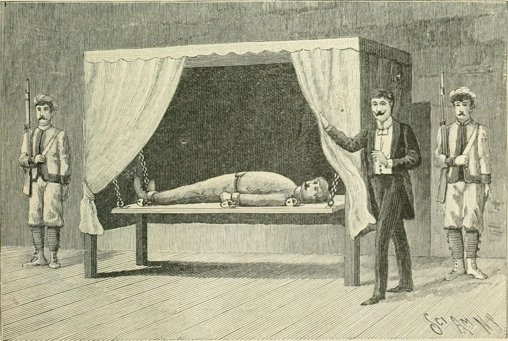 An illustration from Magic; stage illusions and scientific diversions, including trick photography, 1897, leaf 544
