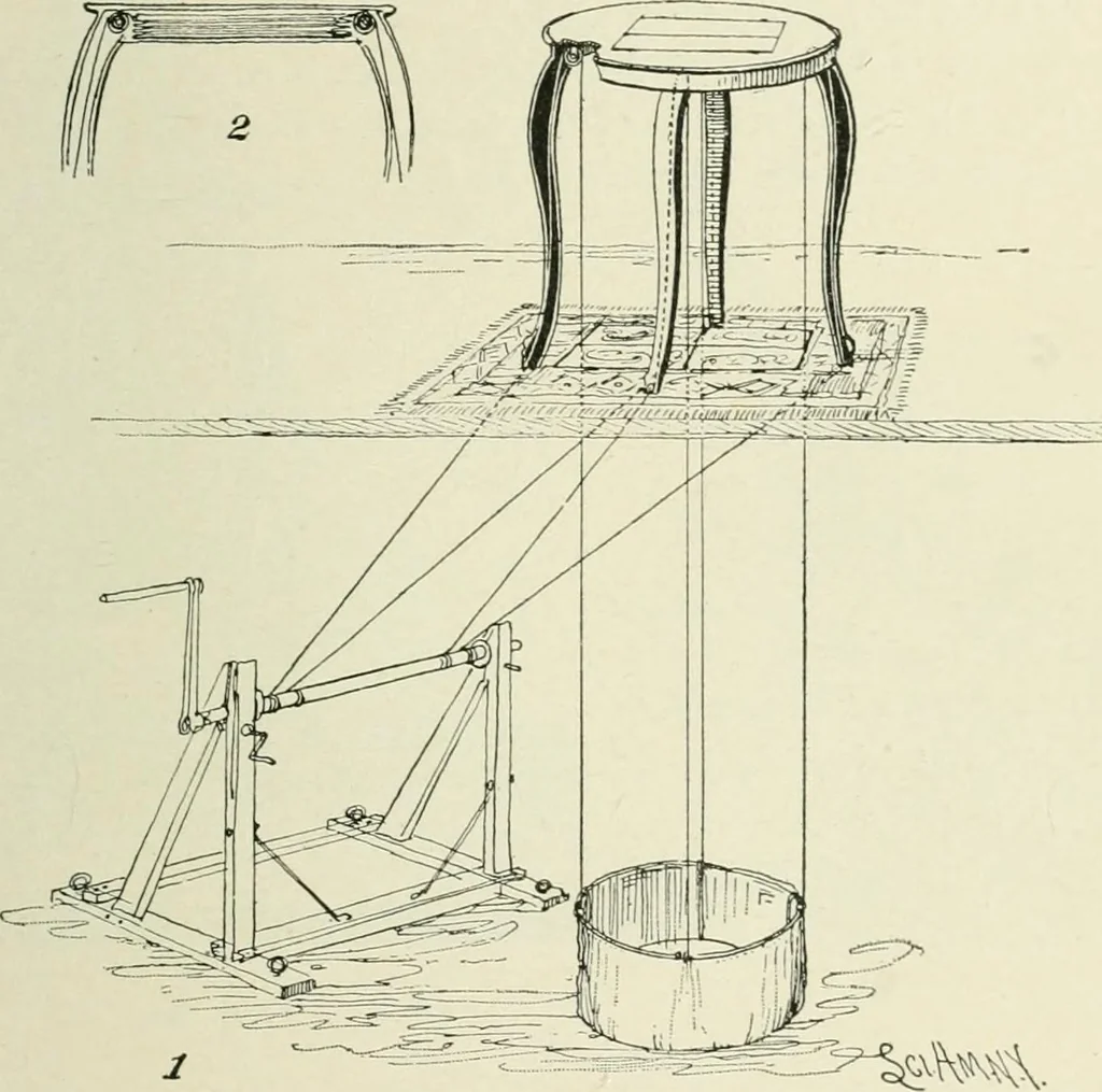 An illustration from Magic; stage illusions and scientific diversions, including trick photography, 1897, leaf 58