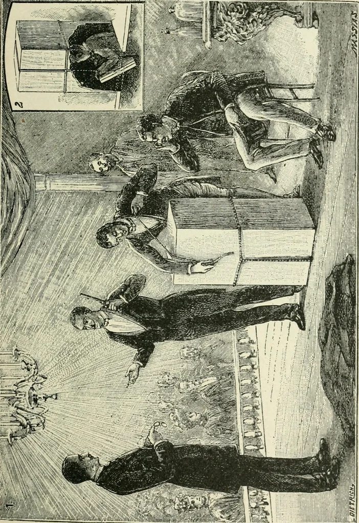 An illustration from Magic; stage illusions and scientific diversions, including trick photography, 1897, leaf 62