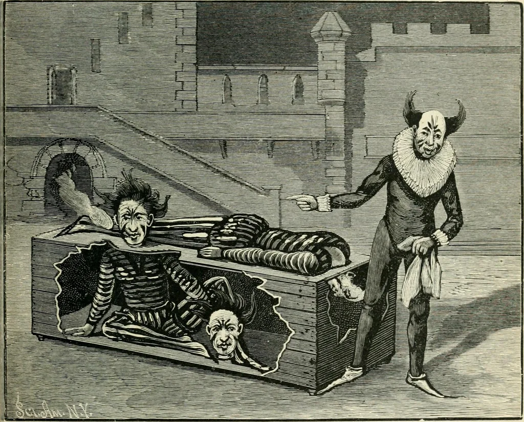An illustration from Magic; stage illusions and scientific diversions, including trick photography, 1897, leaf 66