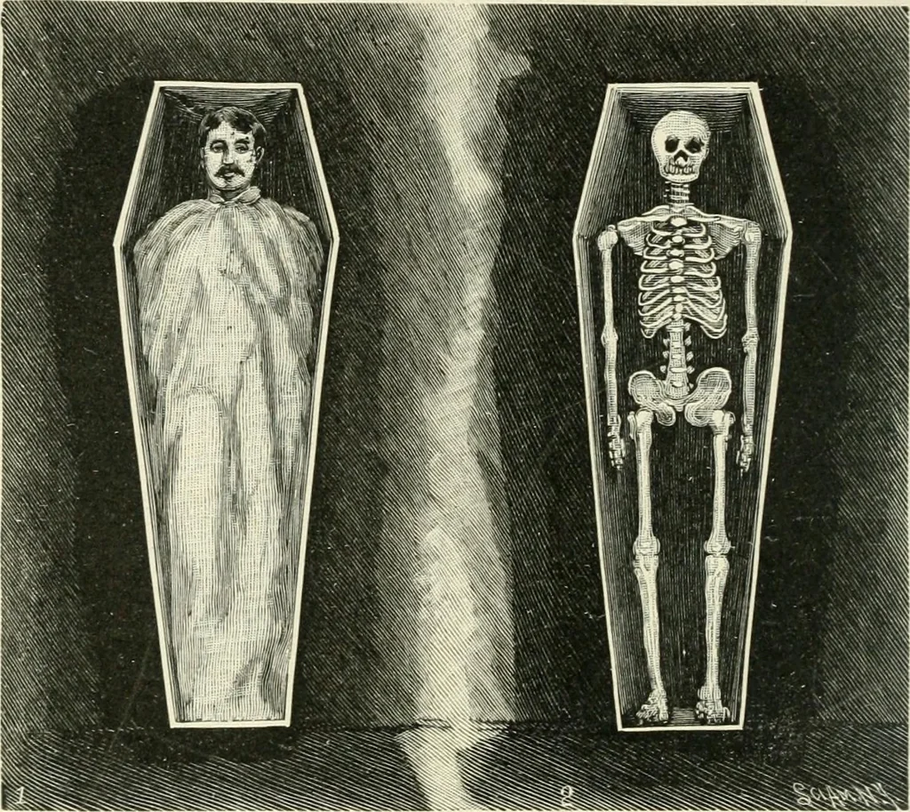 An illustration from Magic; stage illusions and scientific diversions, including trick photography, 1897, leaf 73